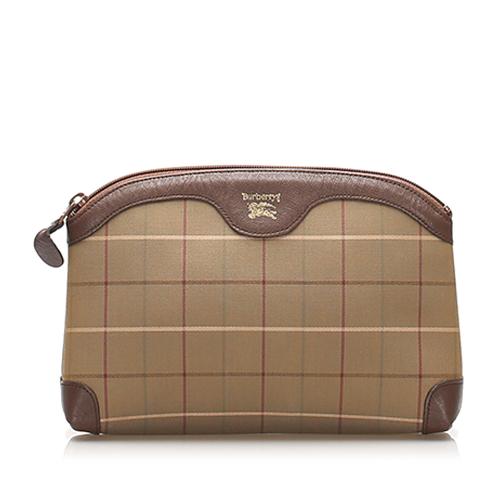 Burberry Canvas Clutch Bag