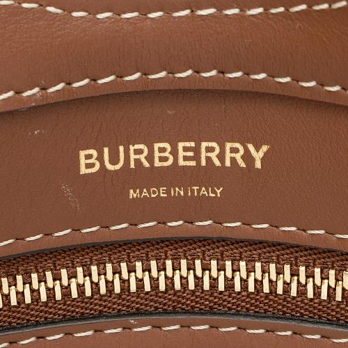 Burberry Canvas Logo Mini Pocket Tote