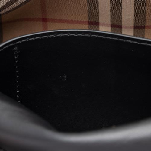 Burberry Cashmere Hackberry Check Note Bag