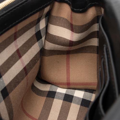 Burberry Cashmere Hackberry Check Note Bag