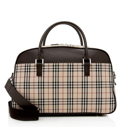 Burberry Check Duffle Bag