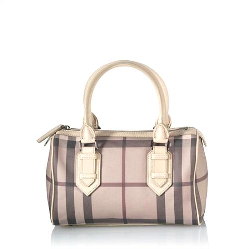 Burberry Smoked Check Satchel