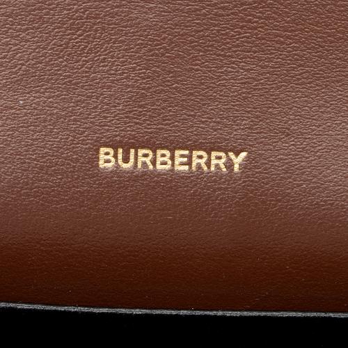 Burberry E-Canvas TB Monogram Stripe Robin Mini Messenger