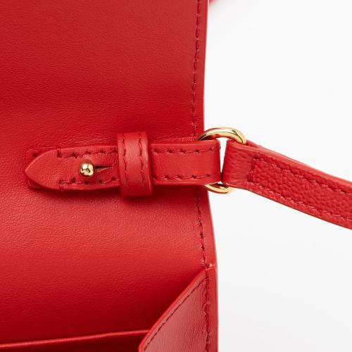 Burberry Embossed Leather Henley Crossbody