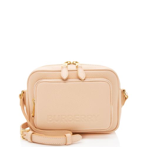 Burberry Grained Calfskin Small Camera Bag