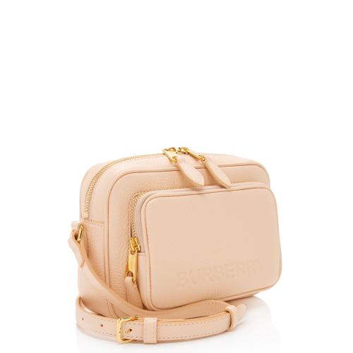 Burberry Grained Calfskin Small Camera Bag