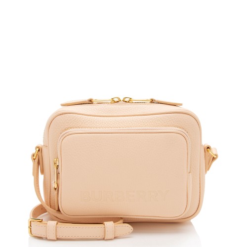 Burberry Grained Calfskin Small Camera Bag