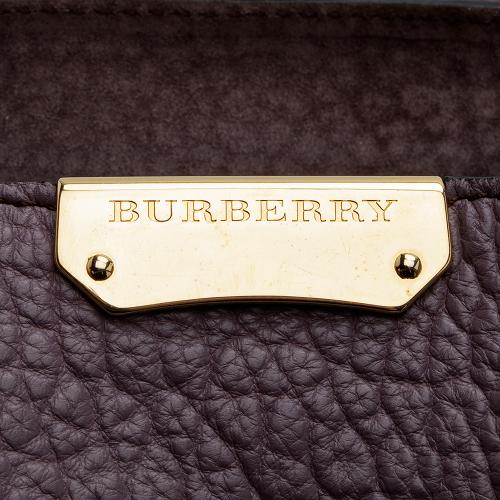 Burberry Grained Leather Dewsbury Medium Tote