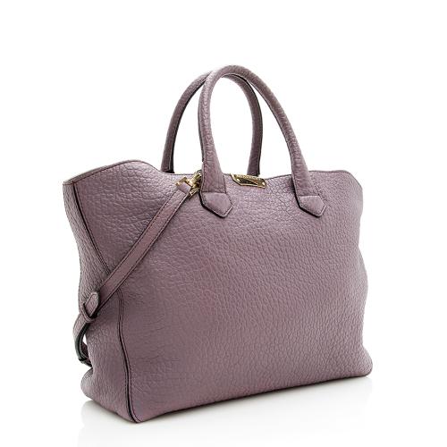 Burberry Grained Leather Dewsbury Medium Tote