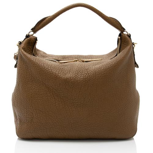 Burberry Grained Leather Ledbury Hobo