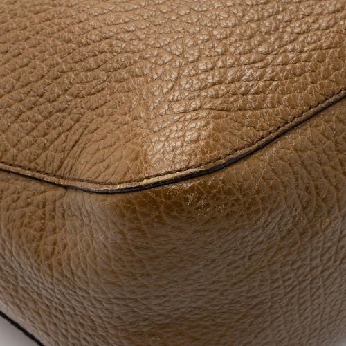 Burberry Grained Leather Ledbury Hobo