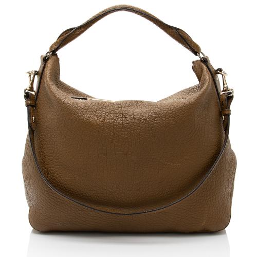 Burberry Grained Leather Ledbury Hobo