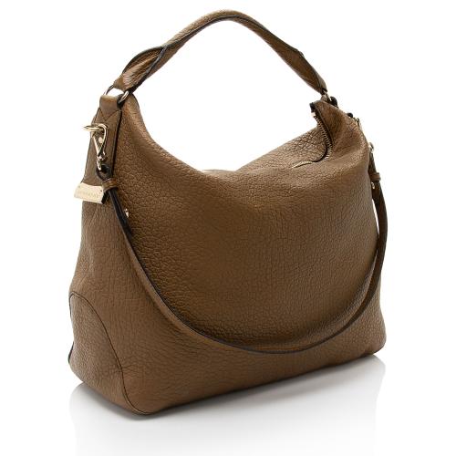 Burberry Grained Leather Ledbury Hobo