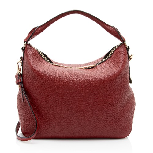 Burberry Grained Leather Ledbury Hobo