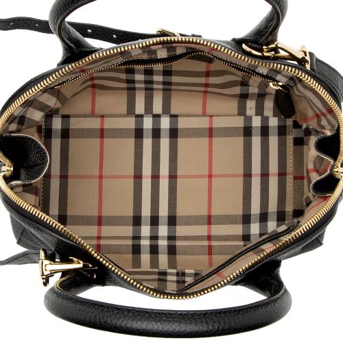 Burberry Grainy Calfskin Greenwood Small Bowling Bag