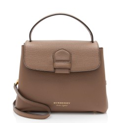 Burberry Grainy Calfskin House Check Camberley Small Satchel