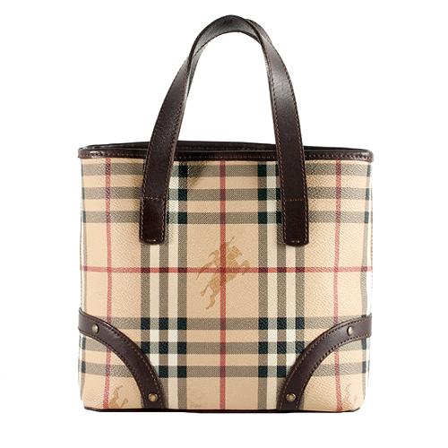 Burberry Haymarket Check Cadogan Small Tote