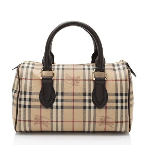 Burberry Haymarket Check Chester Medium Satchel