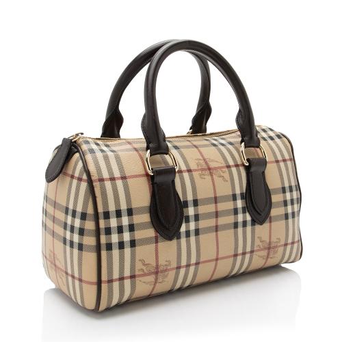 Burberry Haymarket Check Chester Medium Satchel