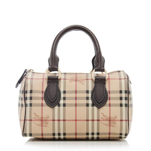 Burberry Haymarket Check Chester Small Satchel