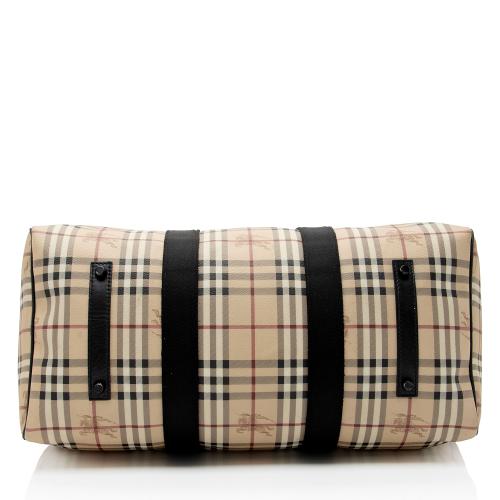 Burberry Haymarket Check Holdall Duffle