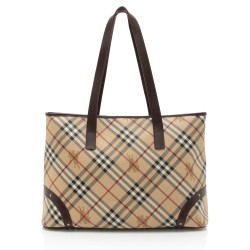 Burberry Haymarket Check Large Tote