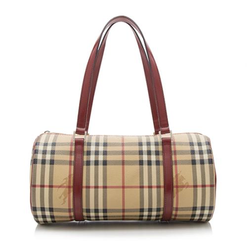 Burberry Haymarket Check Lola Satchel