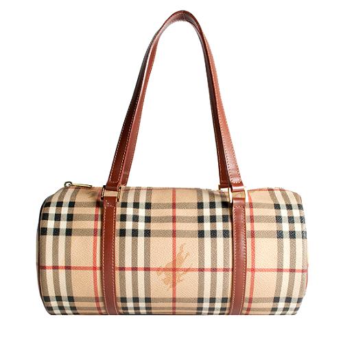 Burberry Haymarket Check Lola Shoulder Handbag