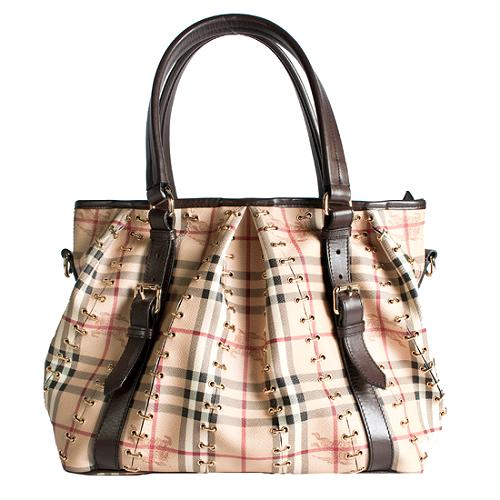 Burberry Haymarket Check Lowry Tote