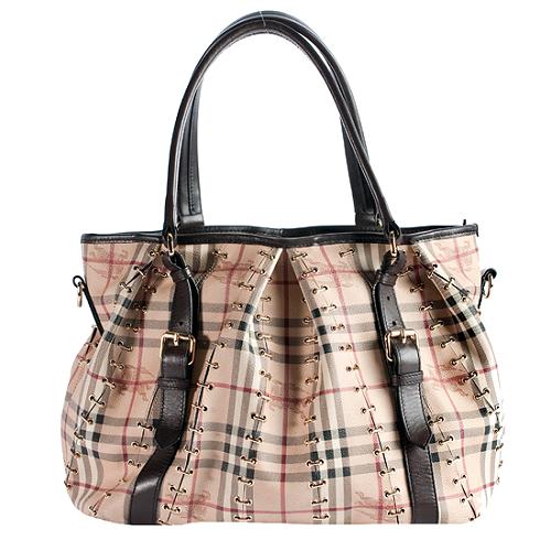 Burberry Haymarket Check Lowry Tote