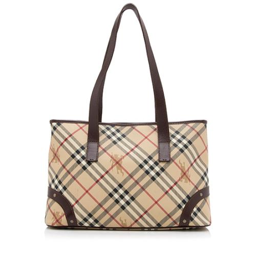 Burberry Haymarket Check Medium Tote 