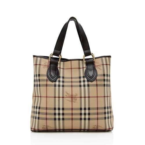 Burberry Haymarket Check Medium Tote