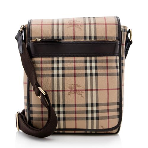 Burberry Haymarket Check Messenger