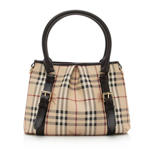 Burberry Haymarket Check Northfield Satchel