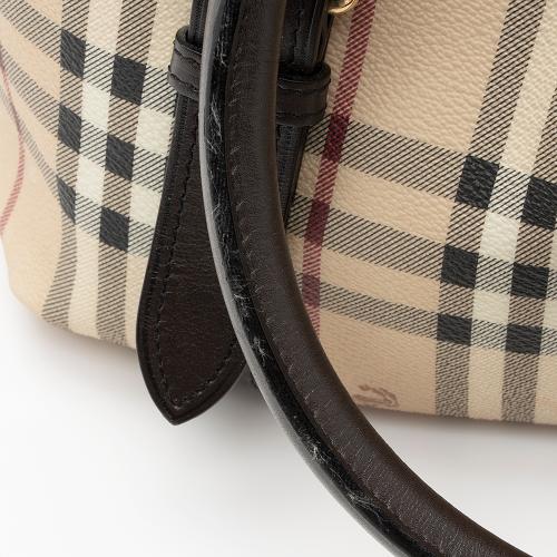 Burberry Haymarket Check Northfield Satchel