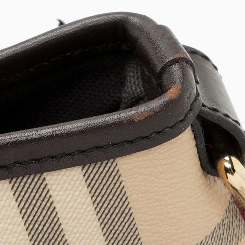 Burberry Haymarket Check Northfield Satchel