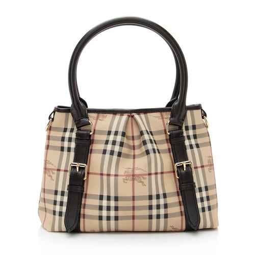 Burberry Haymarket Check Northfield Satchel