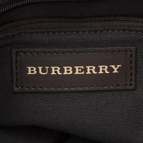 Burberry Haymarket Check Northfield Satchel