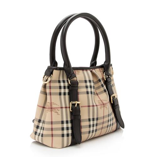 Burberry Haymarket Check Northfield Satchel