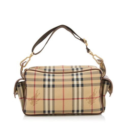 Burberry Haymarket Check Shoulder Bag