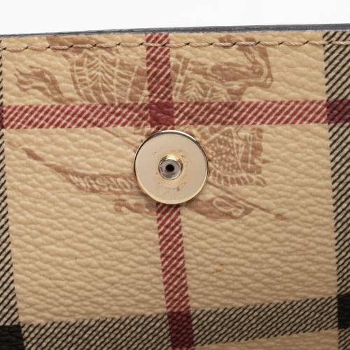 Burberry Haymarket Check Small Flap Bag