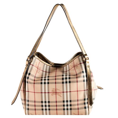 Burberry Haymarket Check Small Tote