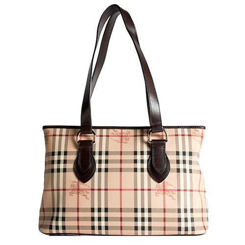 Burberry Haymarket Check Tote