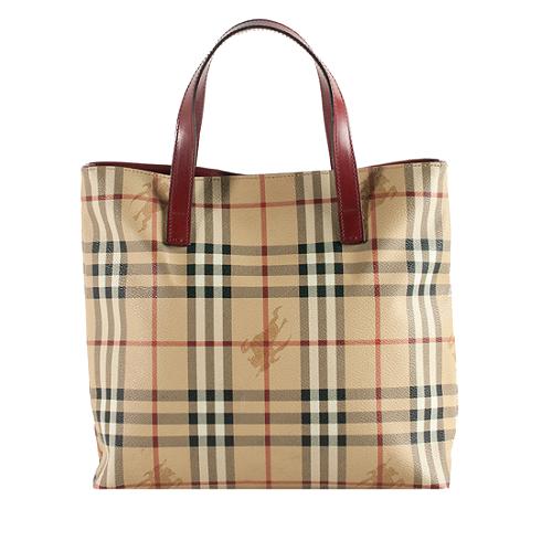 Burberry Haymarket Check Tote