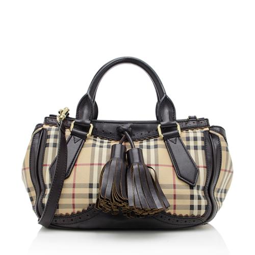 Burberry Haymarket Check Tote