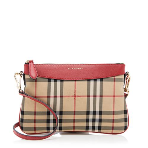 Burberry Horseferry Check Peyton Clutch