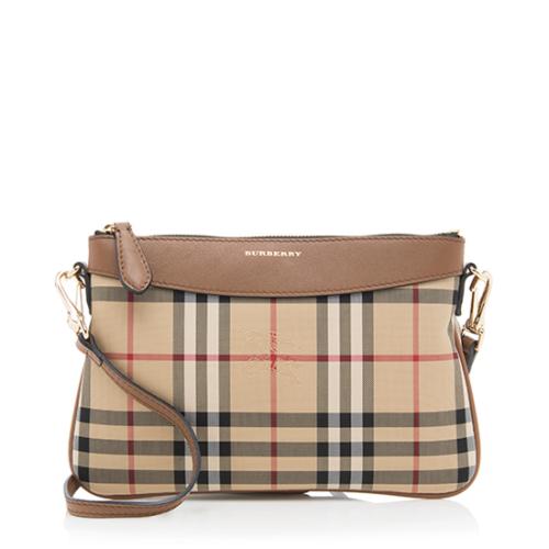 Burberry Horseferry Check Peyton Clutch