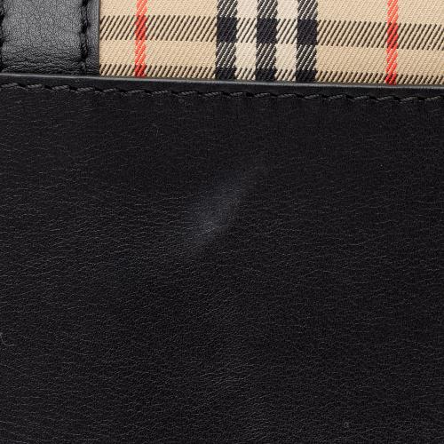 Burberry Vintage Check 1983 Link Zip Tote