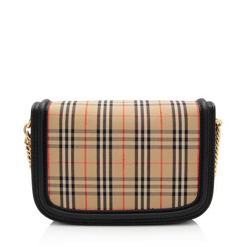 Burberry Horseferry Check Link Flap Bag