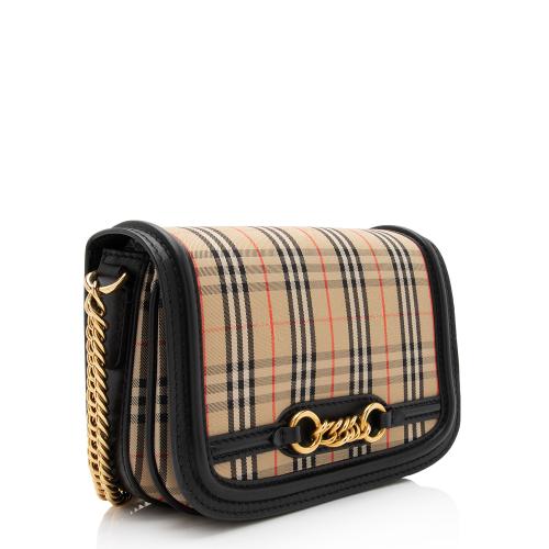 Burberry Horseferry Check Link Flap Bag